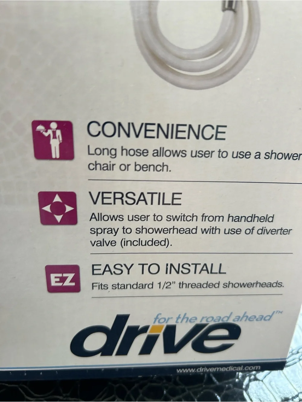 NIB Drive Deluxe handheld shower spray